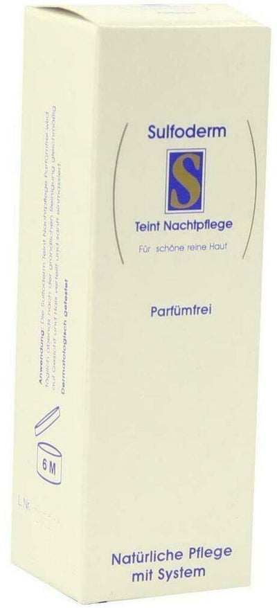 Sulfoderm S Teint Nachtpflege Parfümfrei