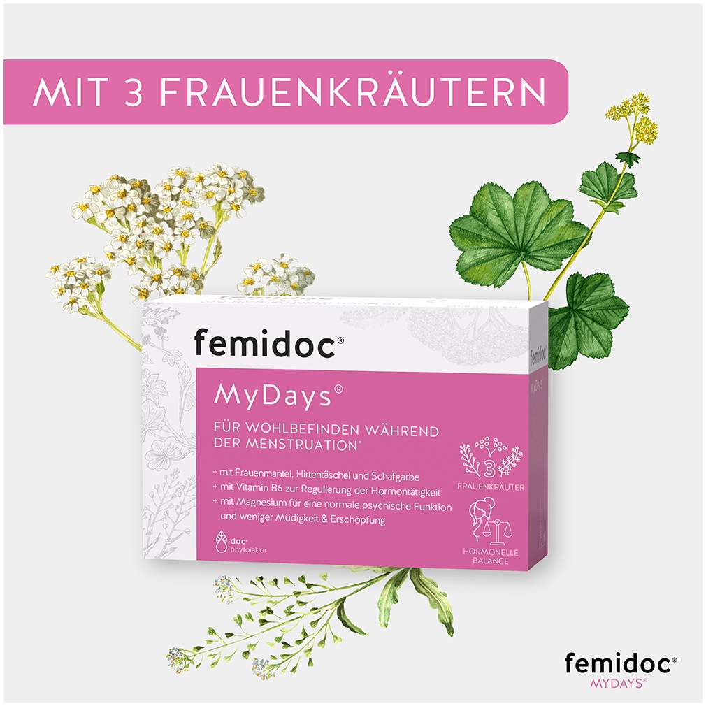 Femidoc Mydays Für die Menstruation 20 Kapseln