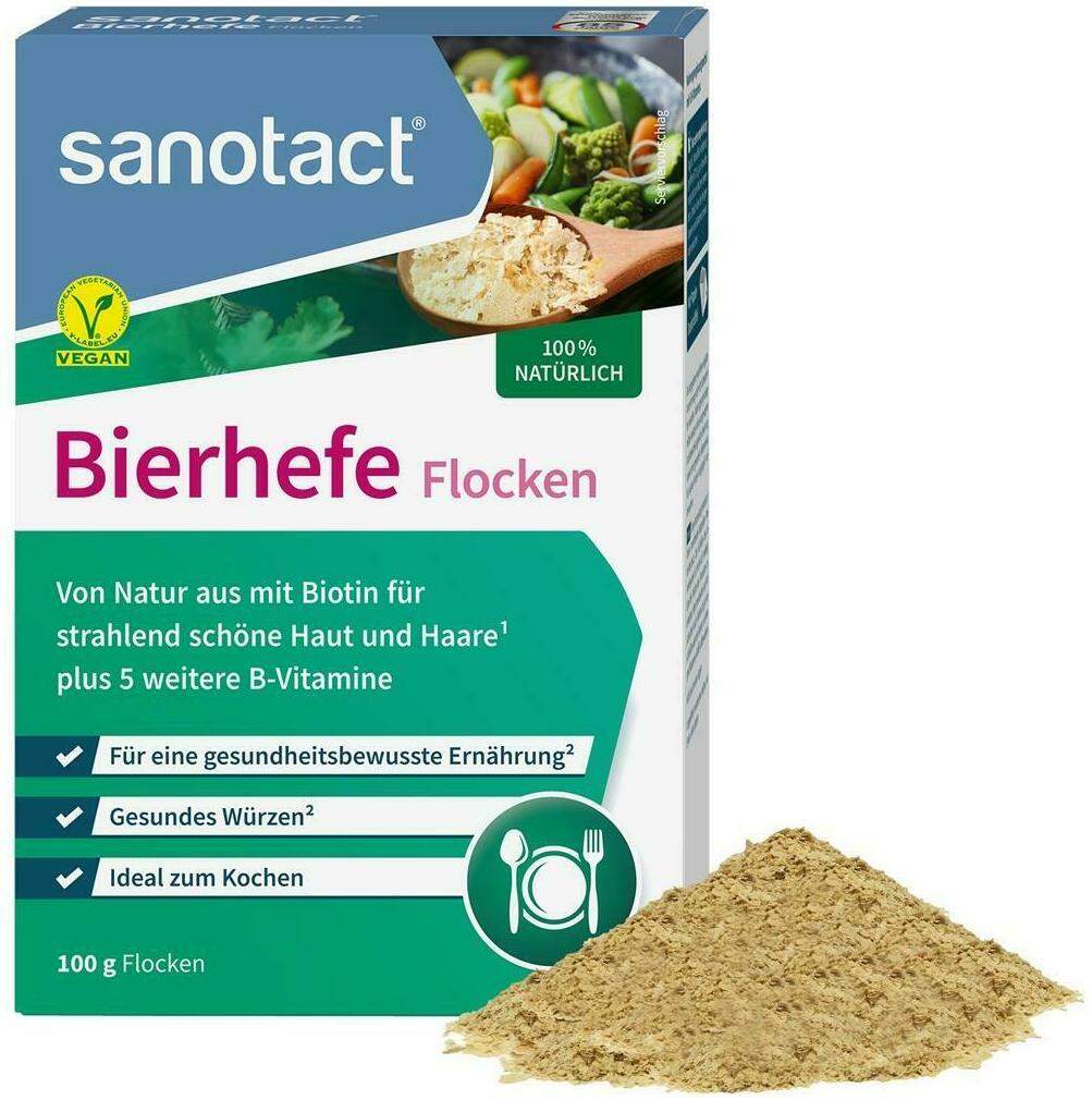 Sanotact Bierhefe Flocken 100 G