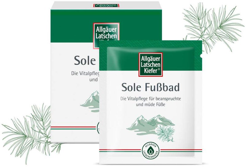 Allgäuer Latschenkiefer Sole Fußbad 10 x 10 g