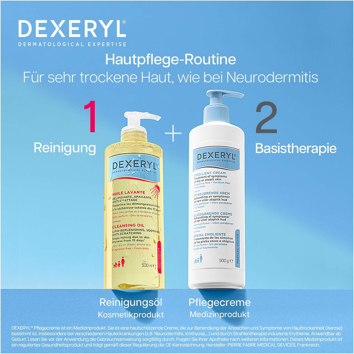 Dexeryl Reinigungsöl 500 ml