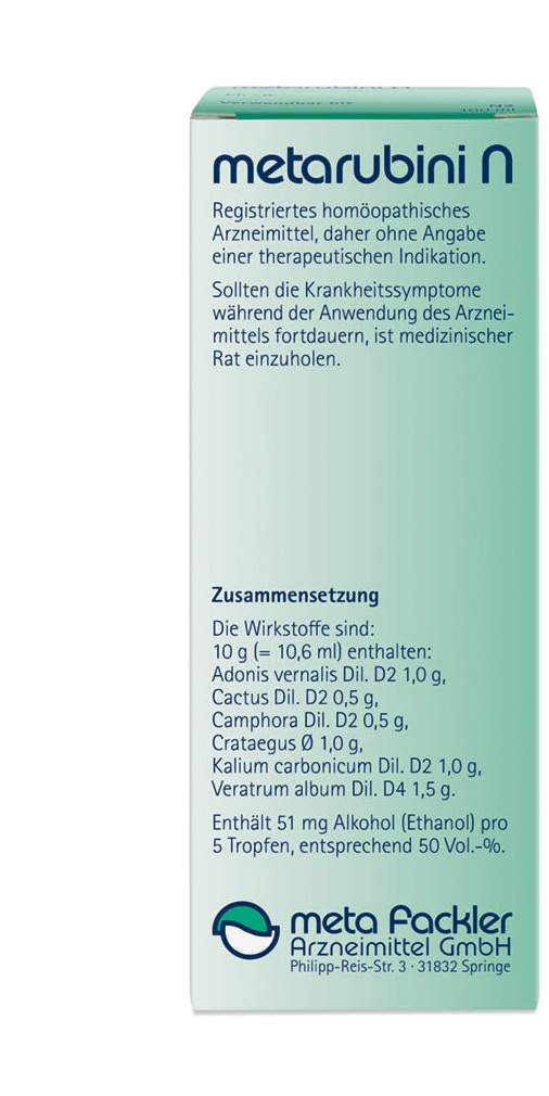 Metarubini N Mischung 100 ml Tropfen
