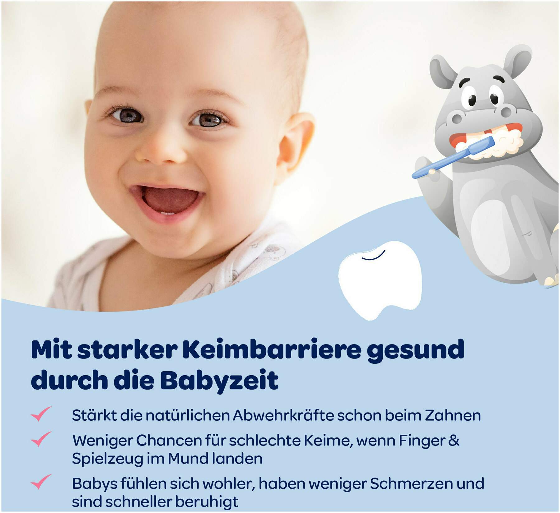 Dentinox Zahncreme Mundflora + Baby 30 ml