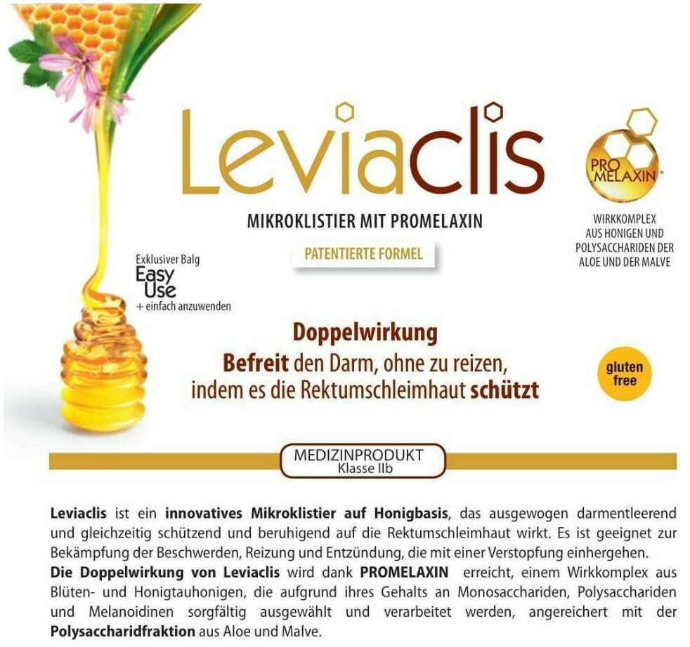 Leviaclis Erwachsene Klistiere bei Verstopfung 60 G
