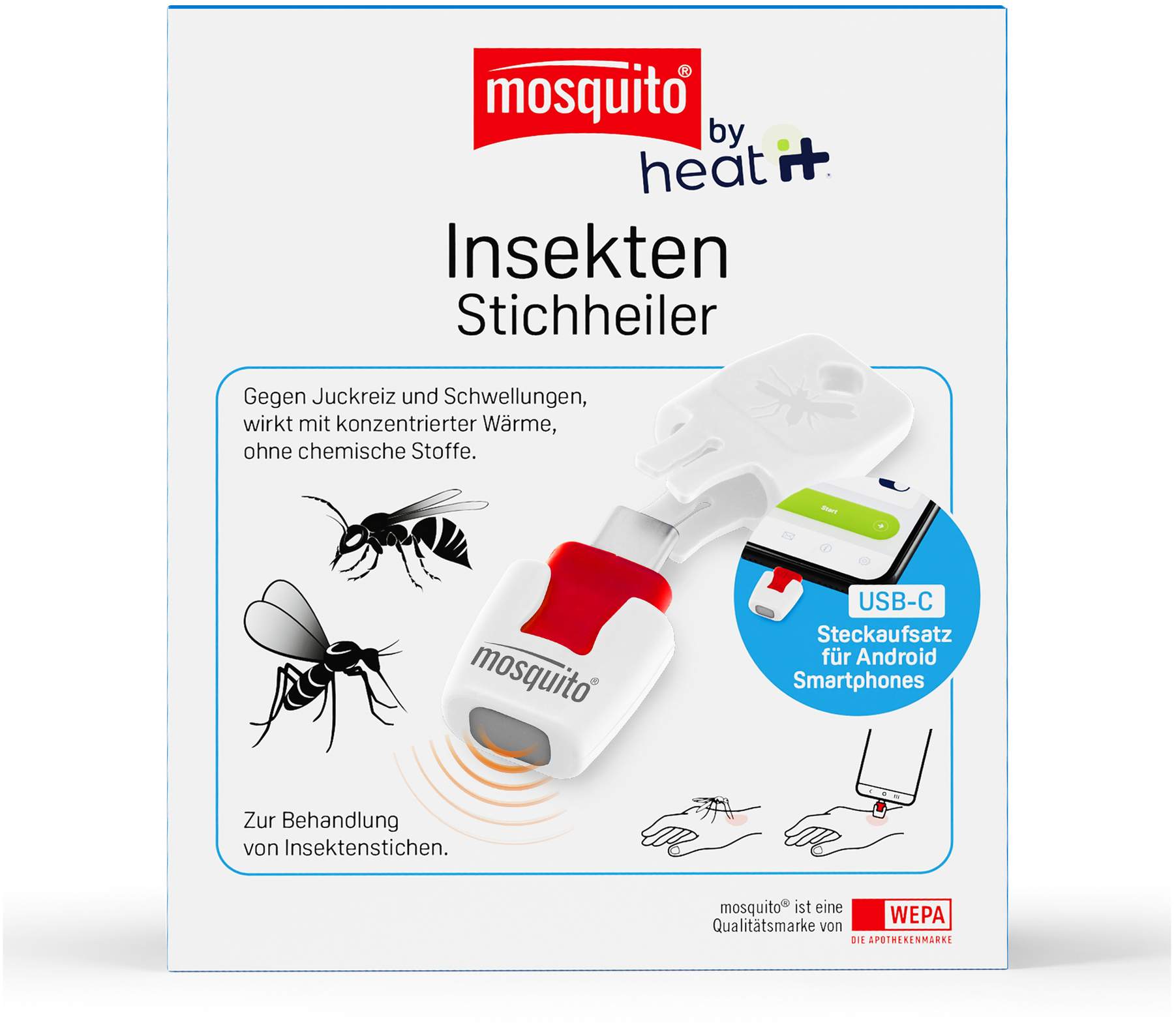 Mosquito heat it USB-C Insekten-Stichheiler 1 Stück