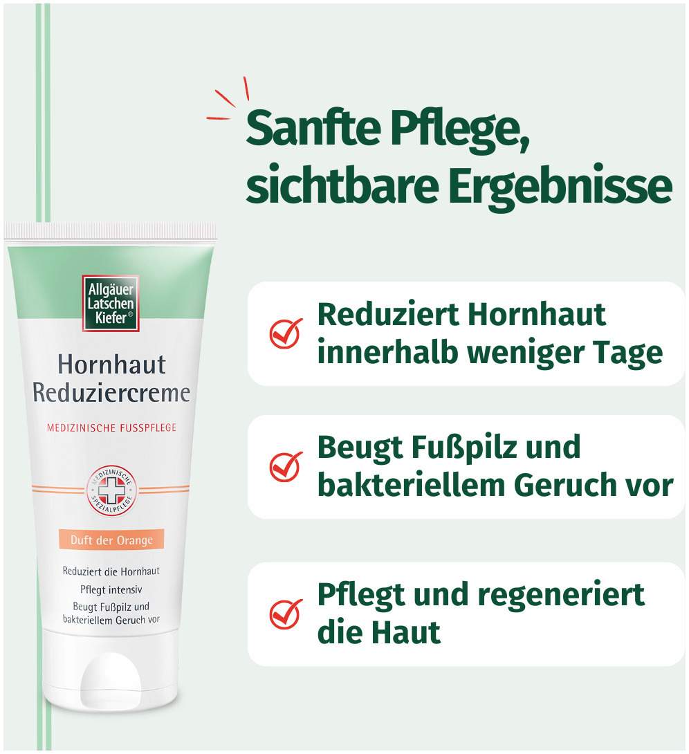 Allgäuer Latschenkiefer Hornhaut Reduziercreme orange 200 ml