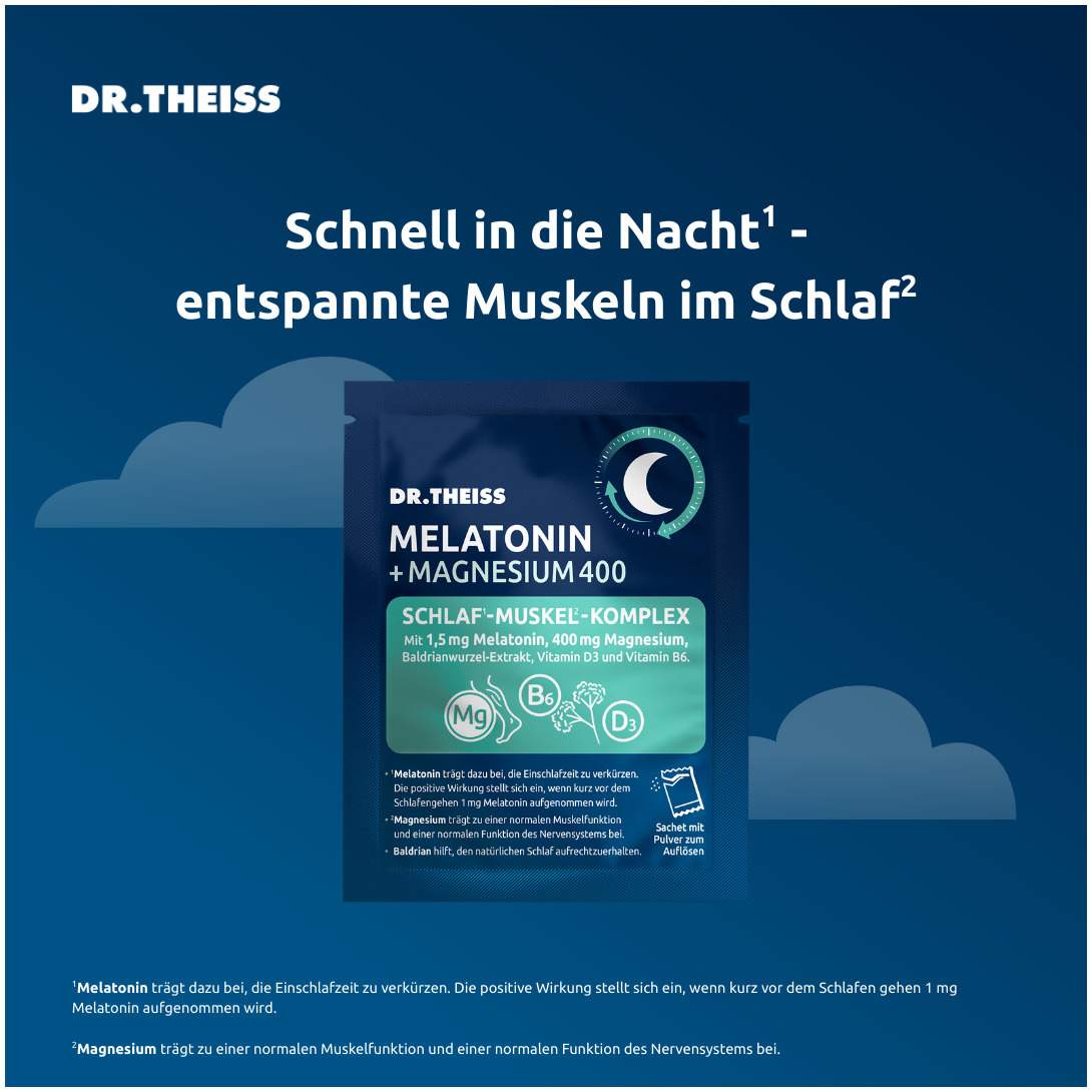 Dr.Theiss Melatonin + Magnesium Schlaf-Komplex 30 Stück
