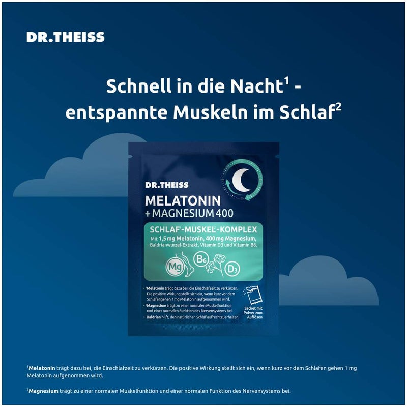 Dr.Theiss Melatonin + Magnesium Schlaf-Komplex 30 Stück