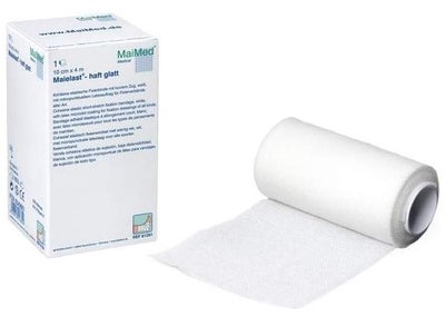 Maielast haft glatt kohäsiv,elastische Fixierbinde 10 cm x 4 m