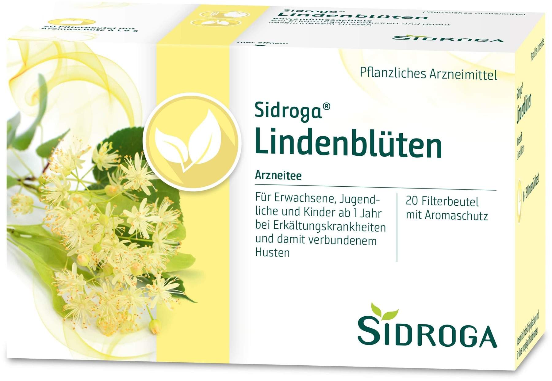 Sidroga Lindenblüten 20 Filterbeutel