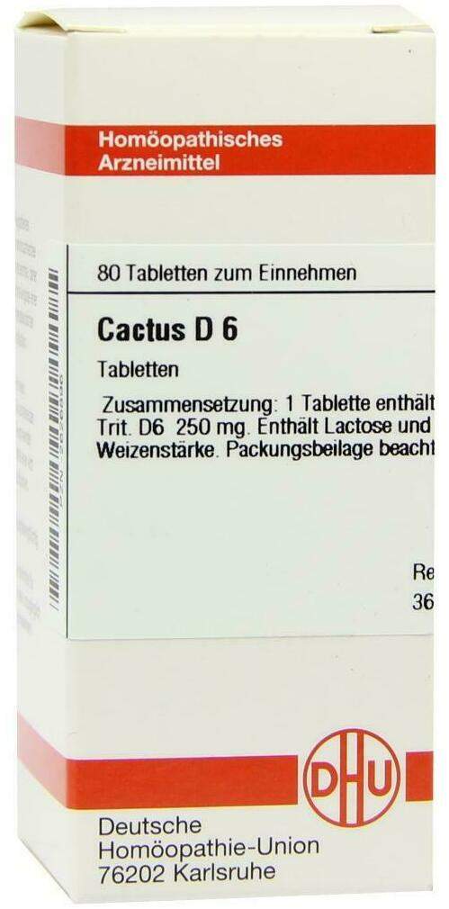 Dhu Cactus D6 80 Tabletten