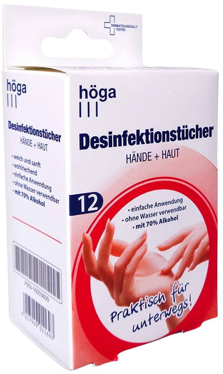 Desinfektionstücher Hände+haut