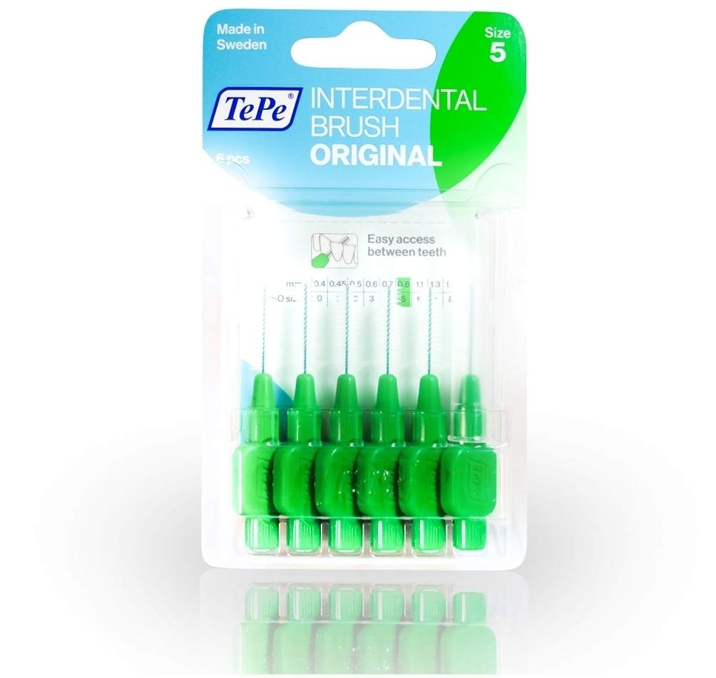 Tepe Interdentalbürste 0,8 mm Grün 6 Stück