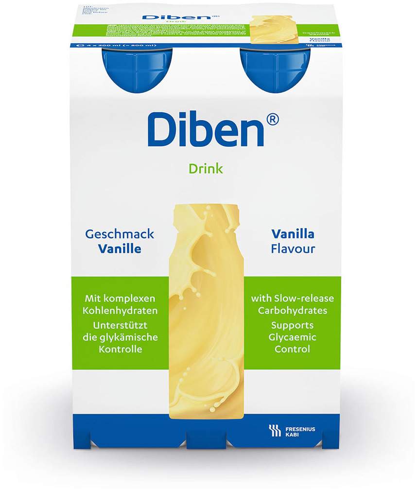 Diben Drink Vanille 1,5 Kcal Pro ml 24x200 ml Flüssigkeit