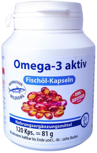 Omega-3 Aktiv Fischöl 120 Kapseln
