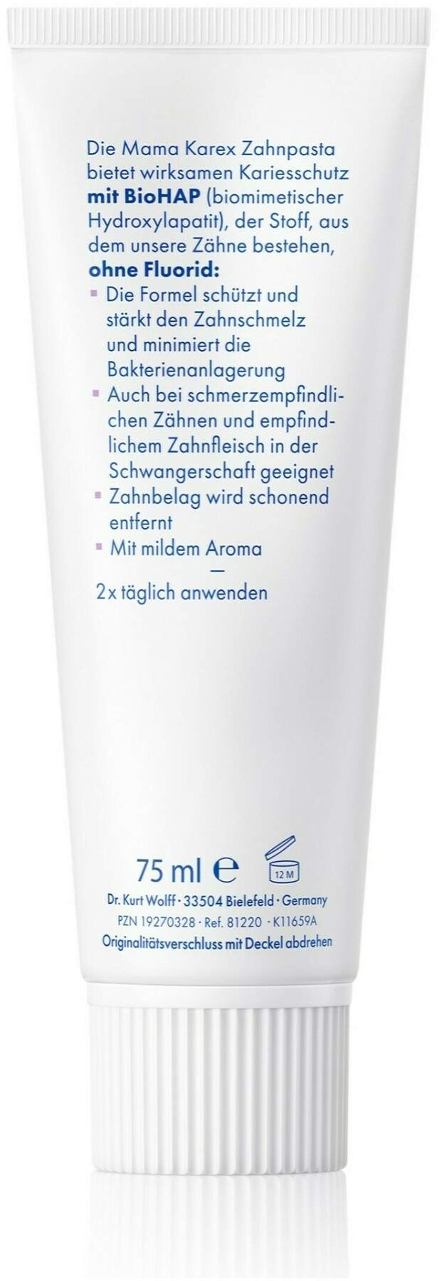 Mama Karex 75 ml Zahnpasta