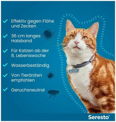 Seresto Halsband für Katzen 1 Stück