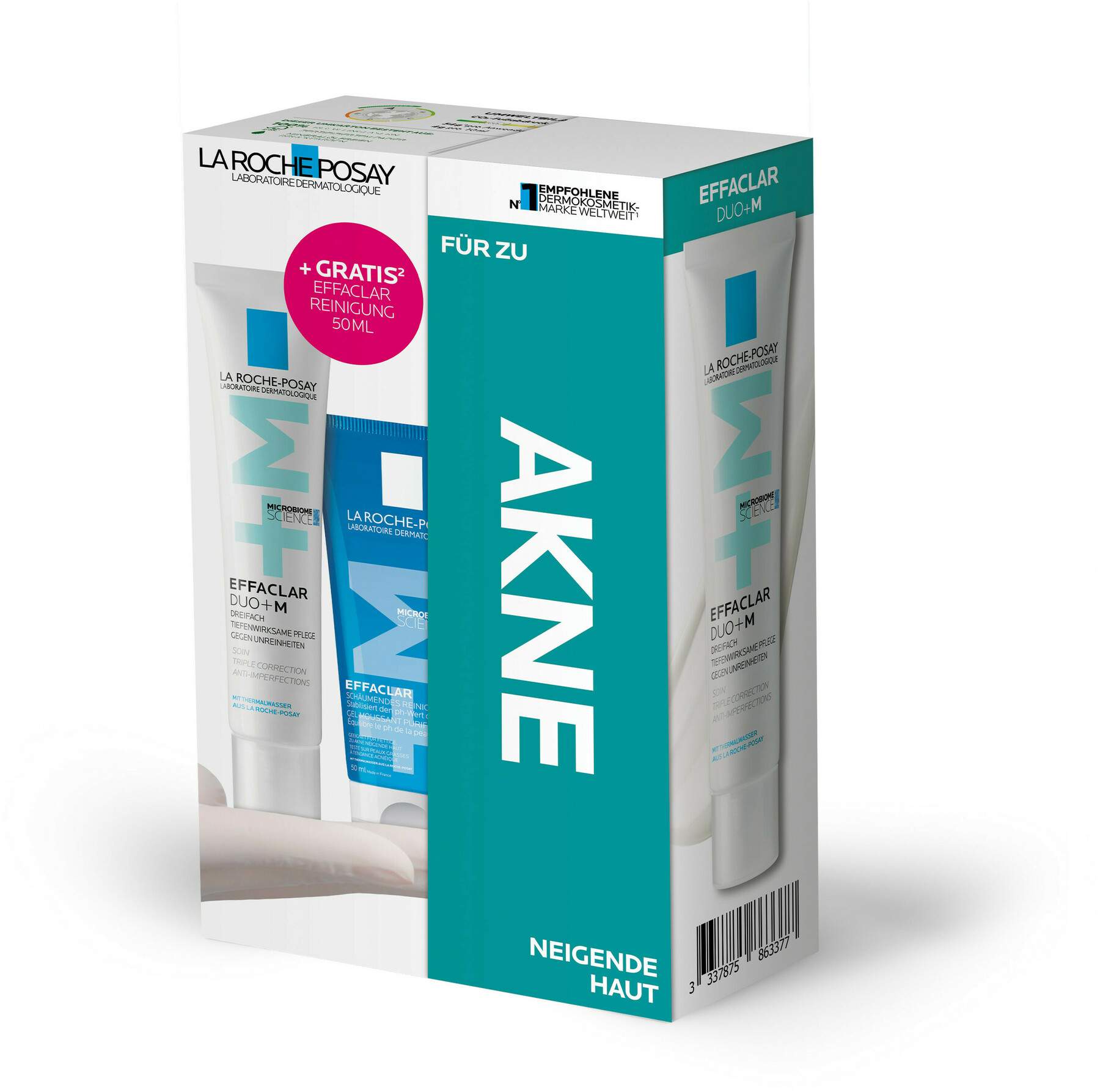 La Roche Posay Effaclar Duo+ M Creme 40 ml + gratis Effaclar schäumendes Reinigungsgel 50 ml