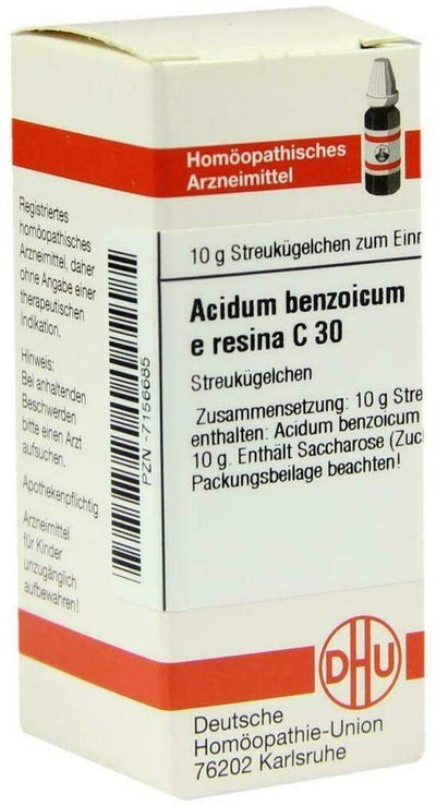 Dhu Acidum Benzoicum E Resina C30 Globuli