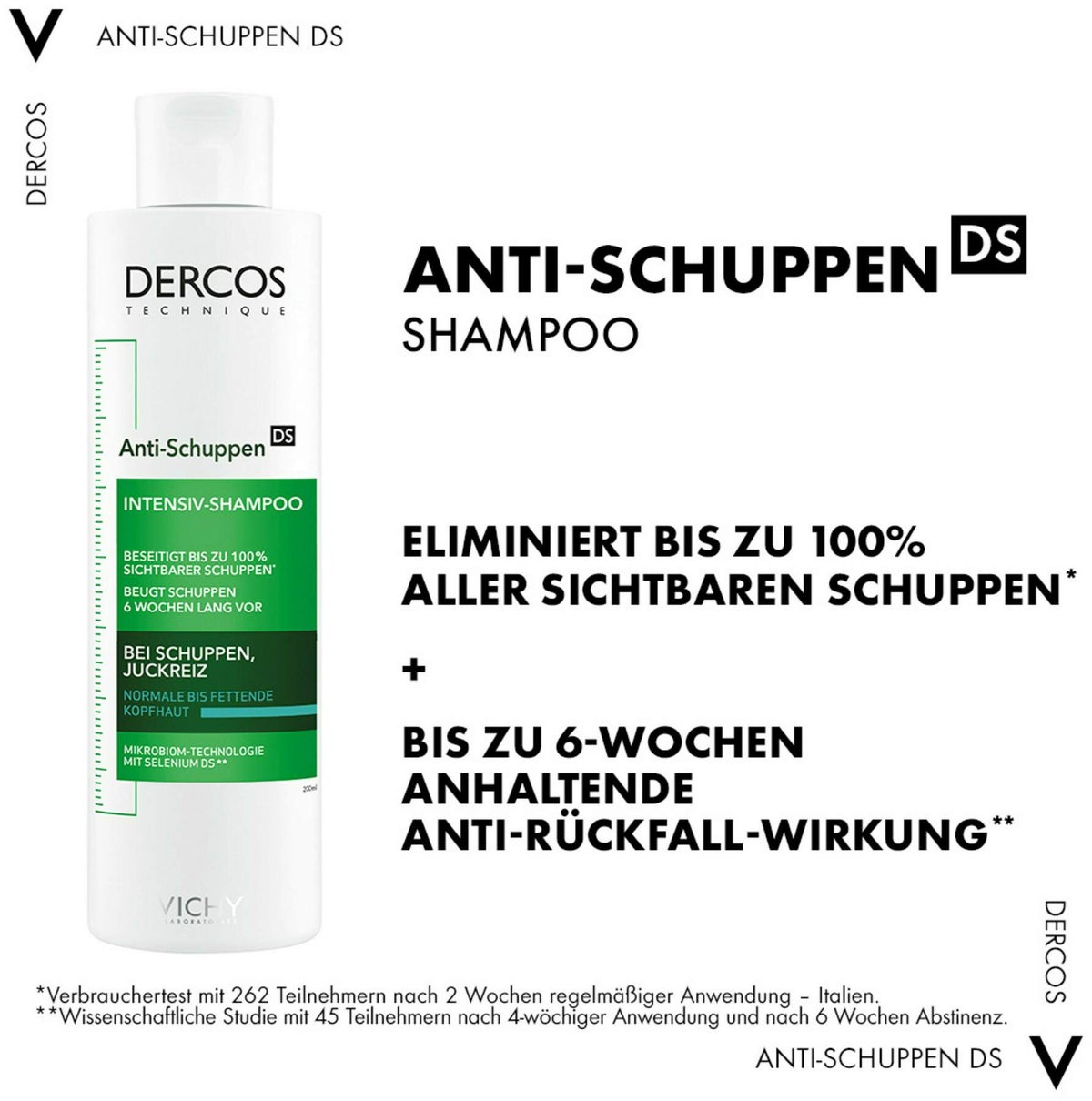 Vichy Dercos Anti-Schuppen Shampoo für fettige Kopfhaut 200 ml
