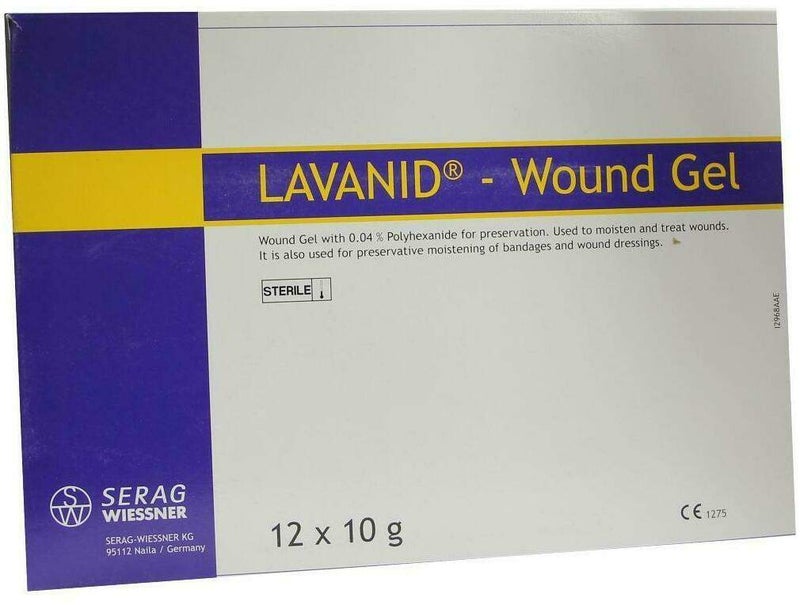 Lavanid Wundgel 12 X 10 G Gel