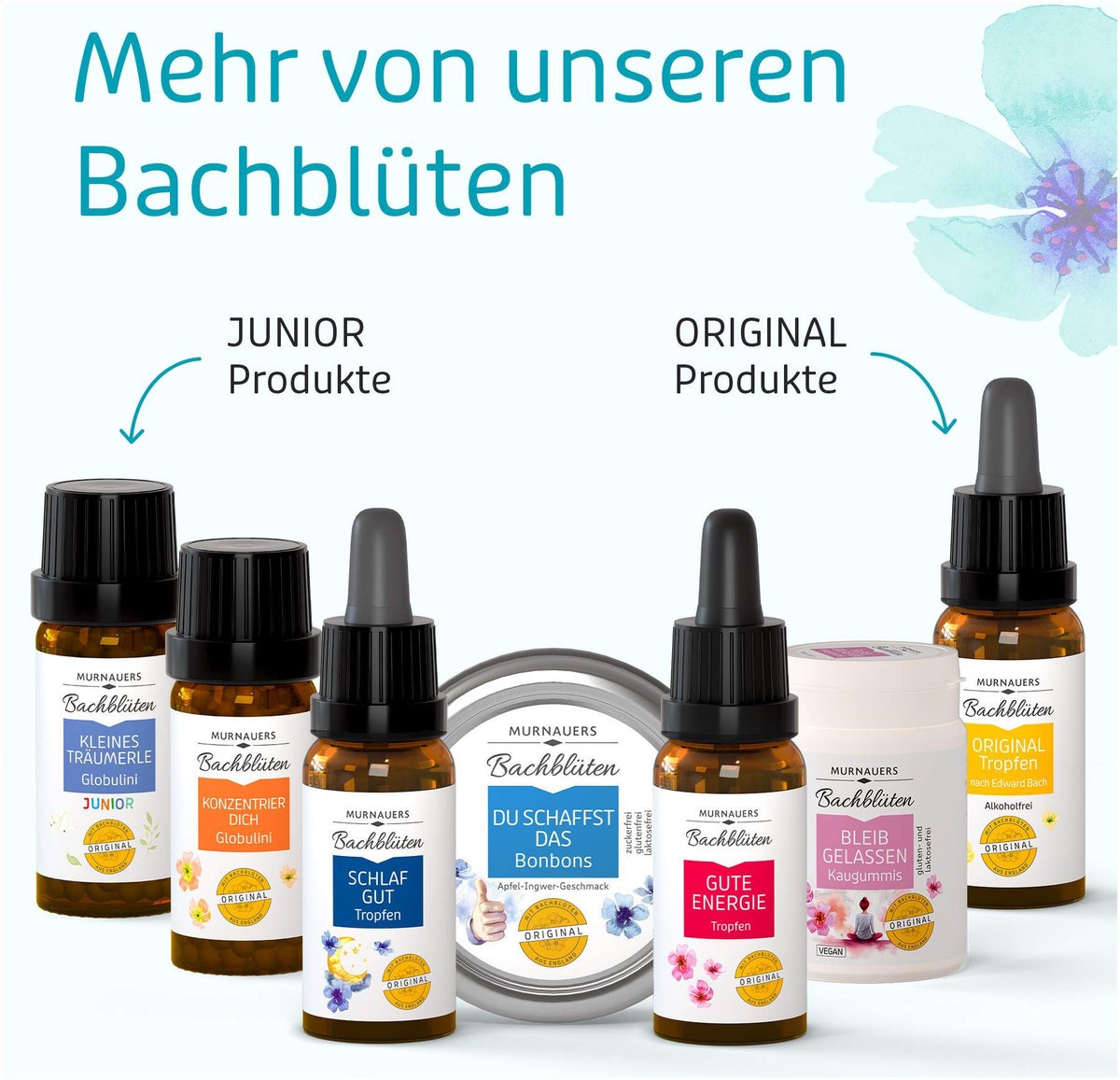 Murnauers Bachblüten Kopf Hoch Bonbons 50 g