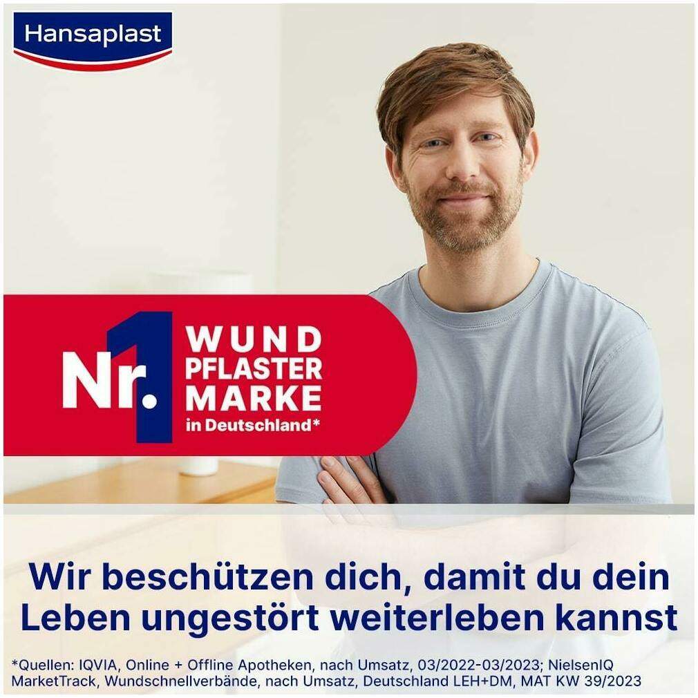 Hansaplast Aqua Protect 3XL 10 x 15 cm 5 Pflaster