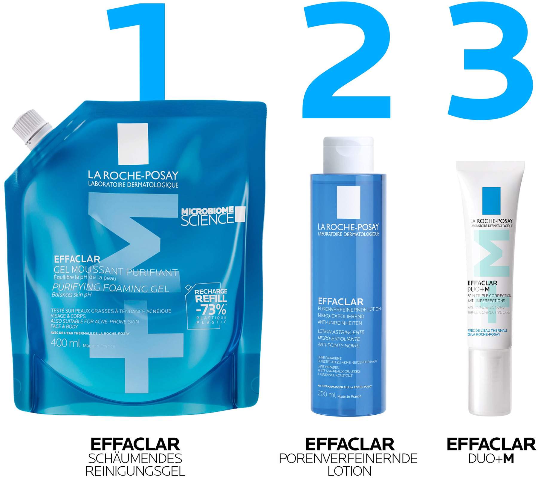 La Roche Posay Effaclar Foaming Gel Nachfüllpack 400 ml
