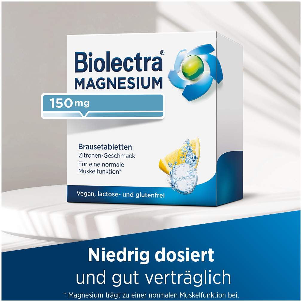 Biolectra Magnesium 150 mg 40 Brausetabletten