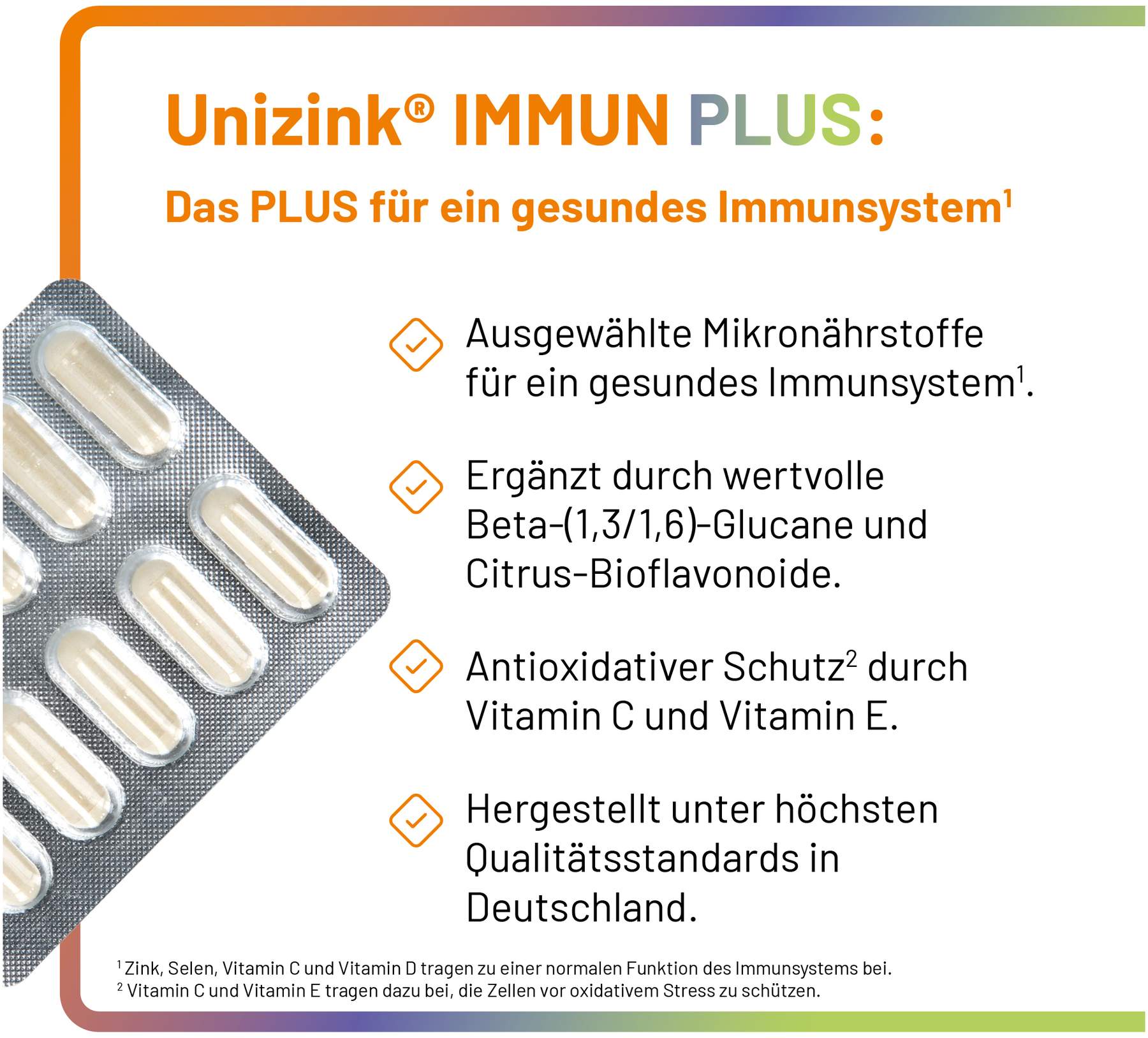 Unizink Immun Plus 10 Kapseln