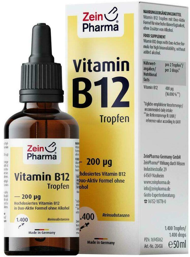 Vitamin B12 200 µg 50 ml Tropfen zum Einnehmen