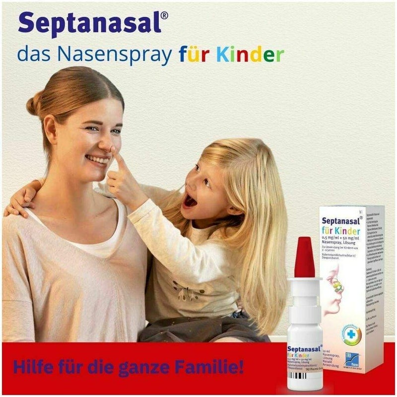 Septanasal Kinder 0,5 mg Je ml + 50 mg Je ml 10 ml