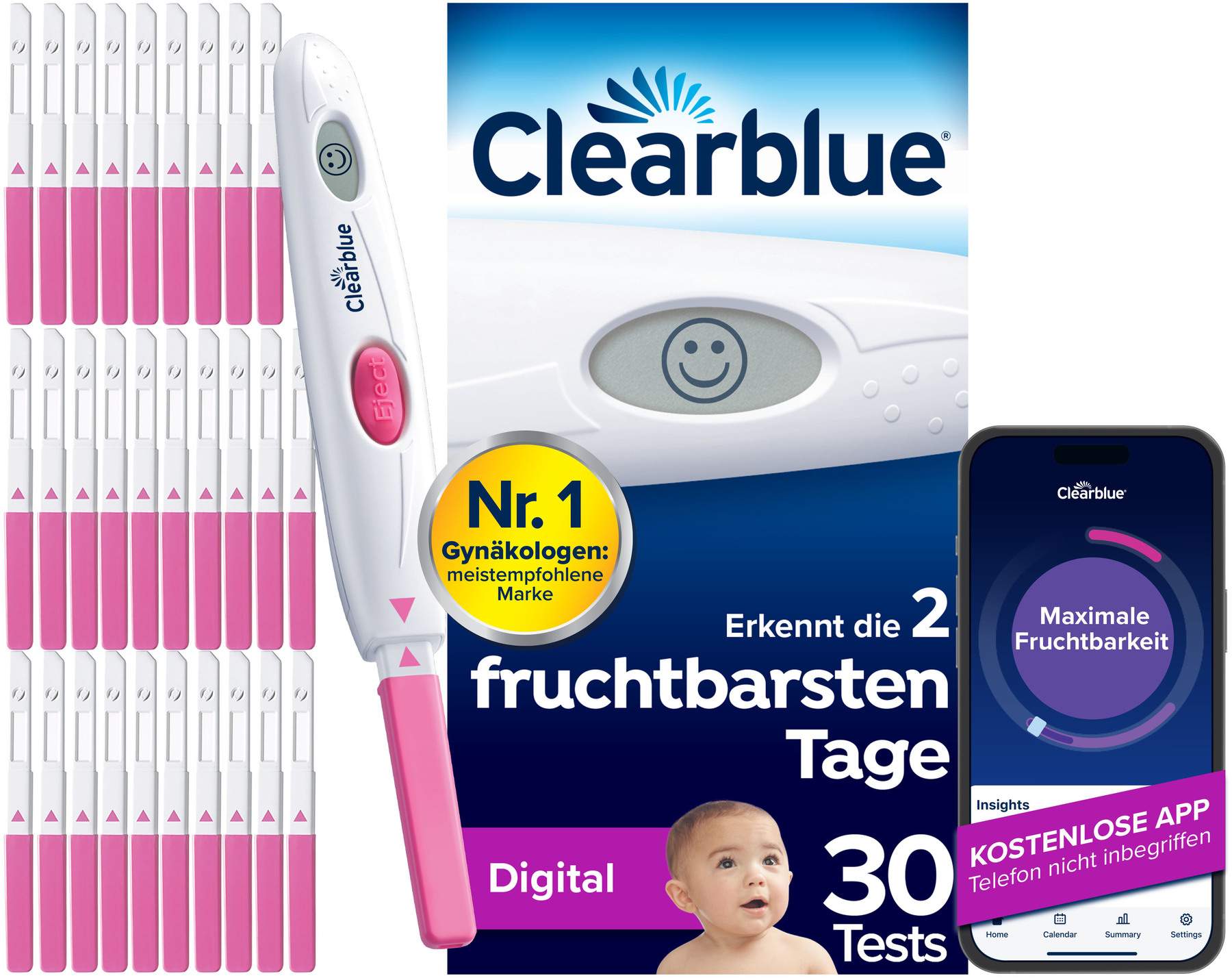 Clearblue Ovulationstest digital 30 Test