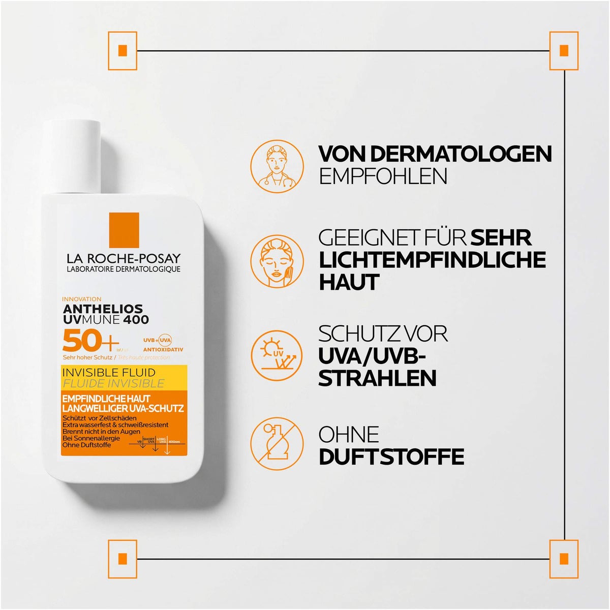 La Roche Posay Anthelios Invisible UVMune 400 LSF 50+ 50 ml Fluid
