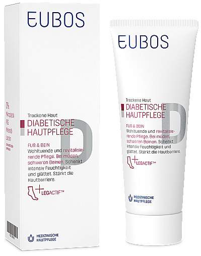 Eubos Diabetische Hautpflege Fuß und Bein 100 ml Creme
