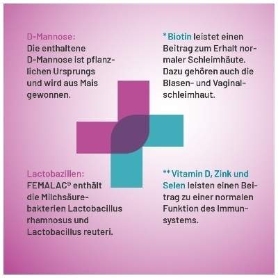 Femalac D-Mannose + Lactobazillen 28 Trink-Beutel