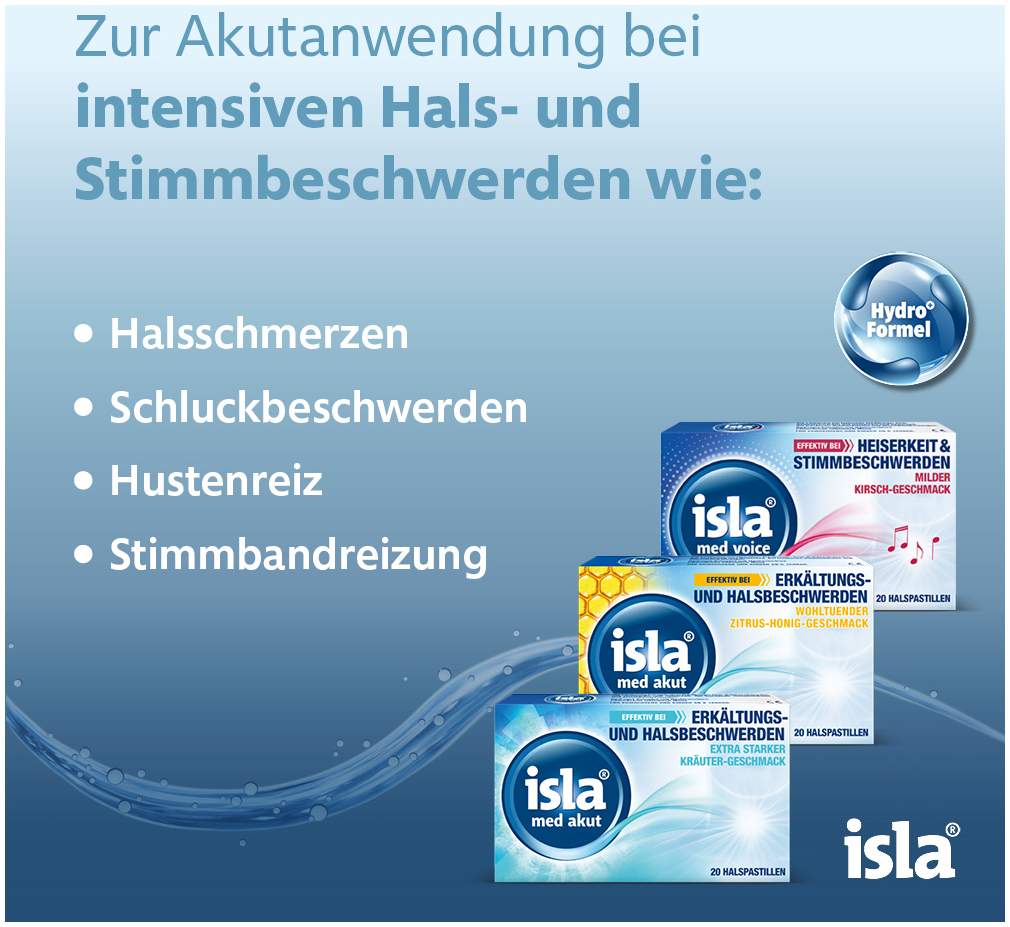 isla  med akut Zitrus-Honig 50 Pastillen