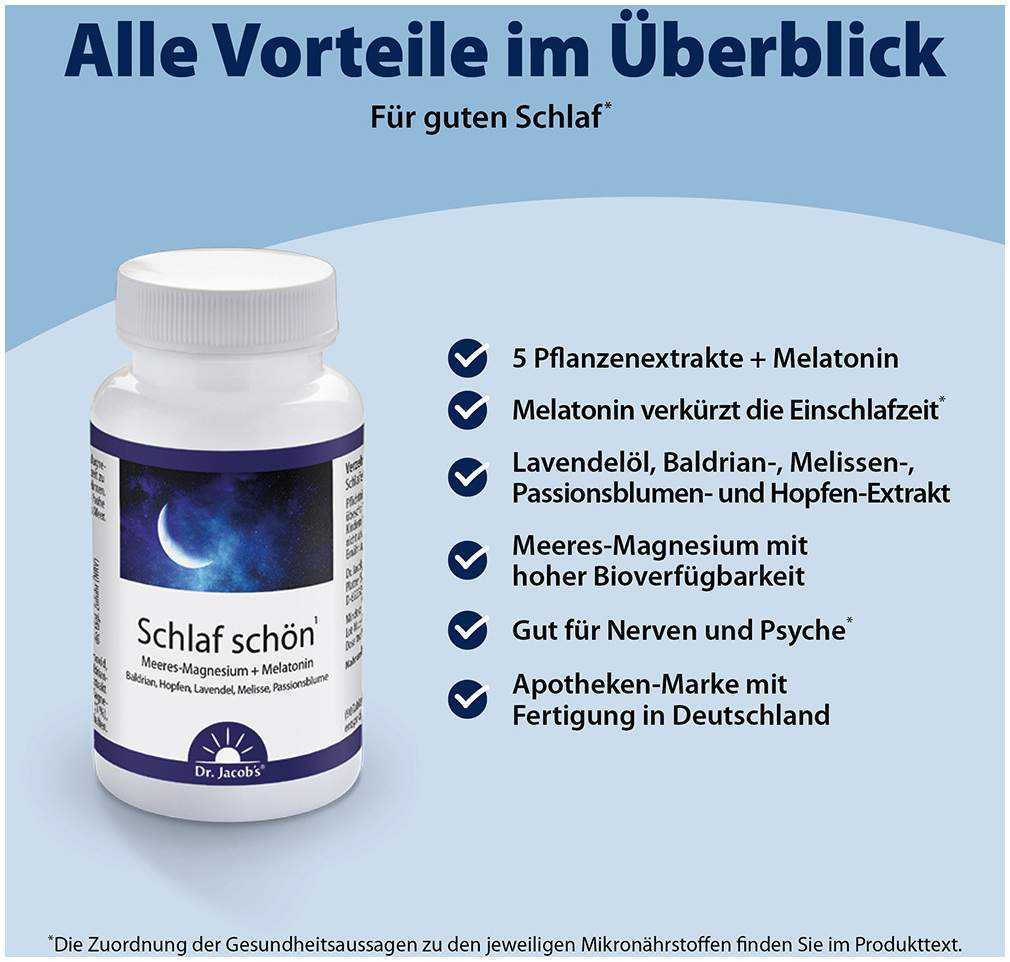 Schlaf Schön Dr. Jacob `s 90 Tabletten
