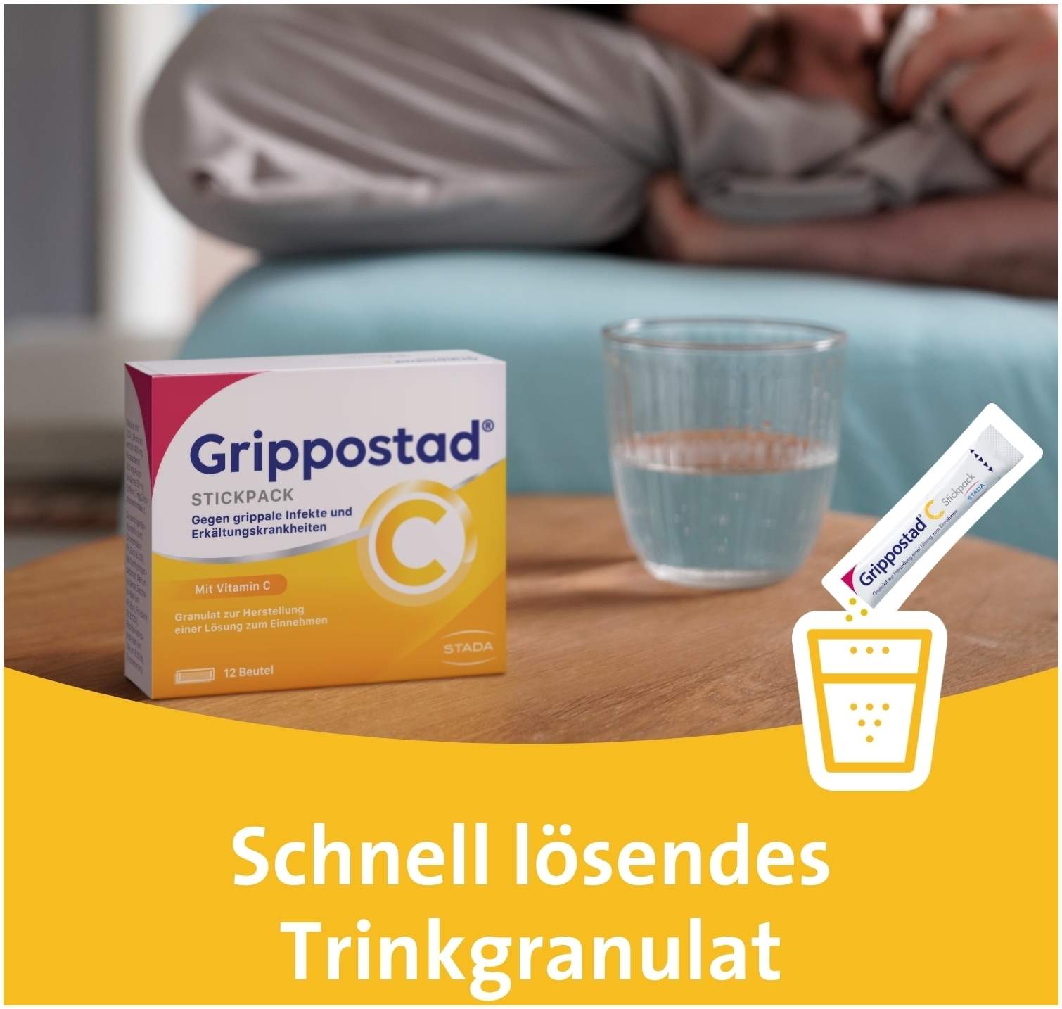 Grippostad C Stickpack Granulat 12 Beutel
