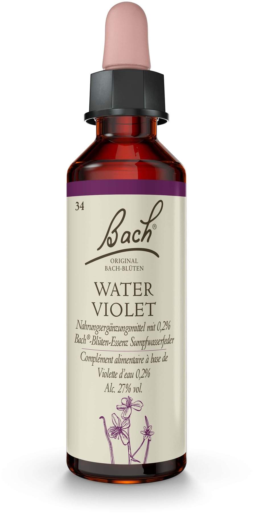 Bachblüten Water Violet 20 ml Tropfen