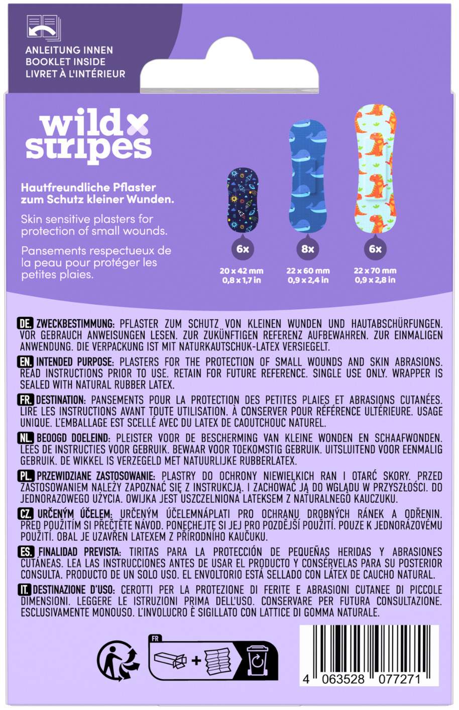 Wild Stripes Kids Sensitive Space Edition 20 Stück