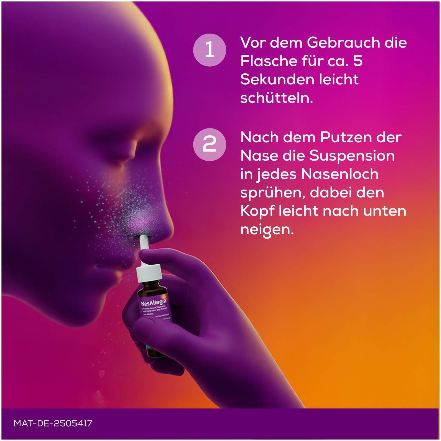 NasAllegra - Heuschnupfenspray mit Azelastin + Fluticason 23 g