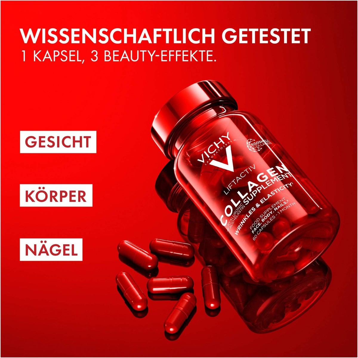 Vichy Kollagen Nahrungsergänzungsmittel 60 Kapseln