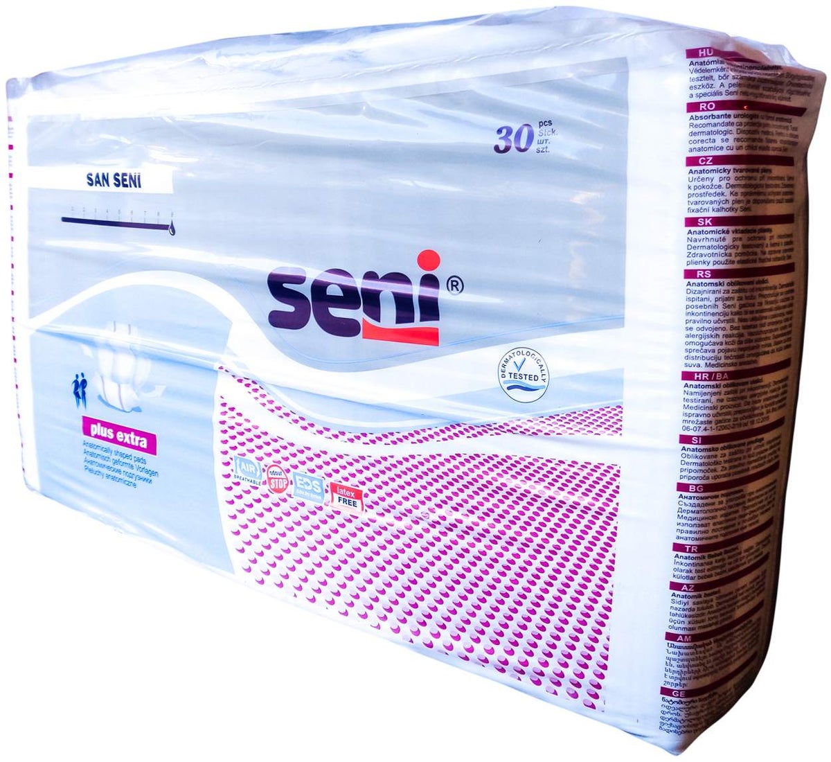 San Seni Plus Extra Anatomische Vorlagen 30 Stk