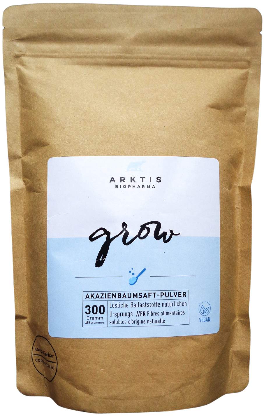 Arktis Grow Akazienfaser-Pulver Nachfüllpack 300 G