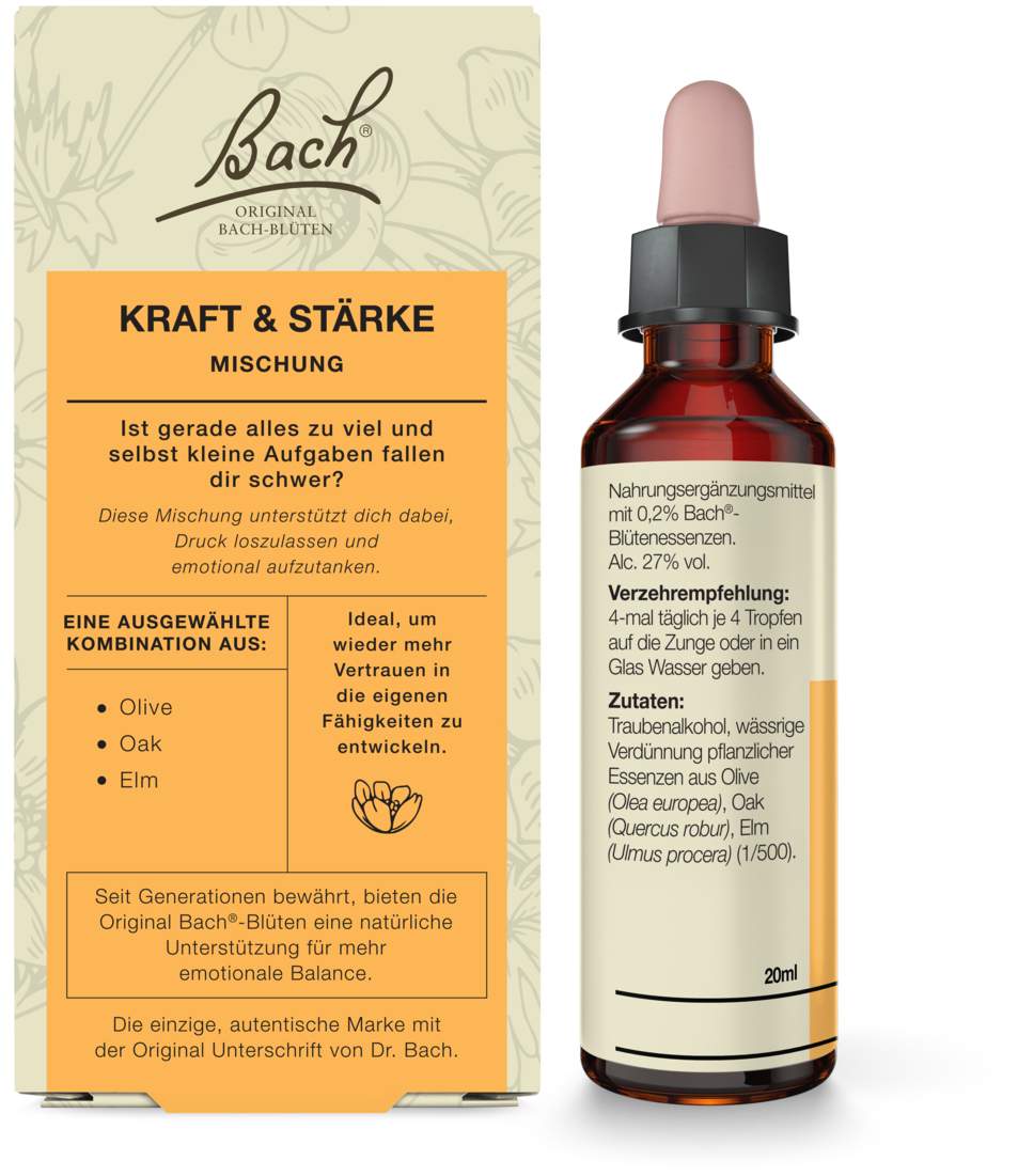 Bachblüten-Mischung Kraft & Stärke 20 ml Tropfen