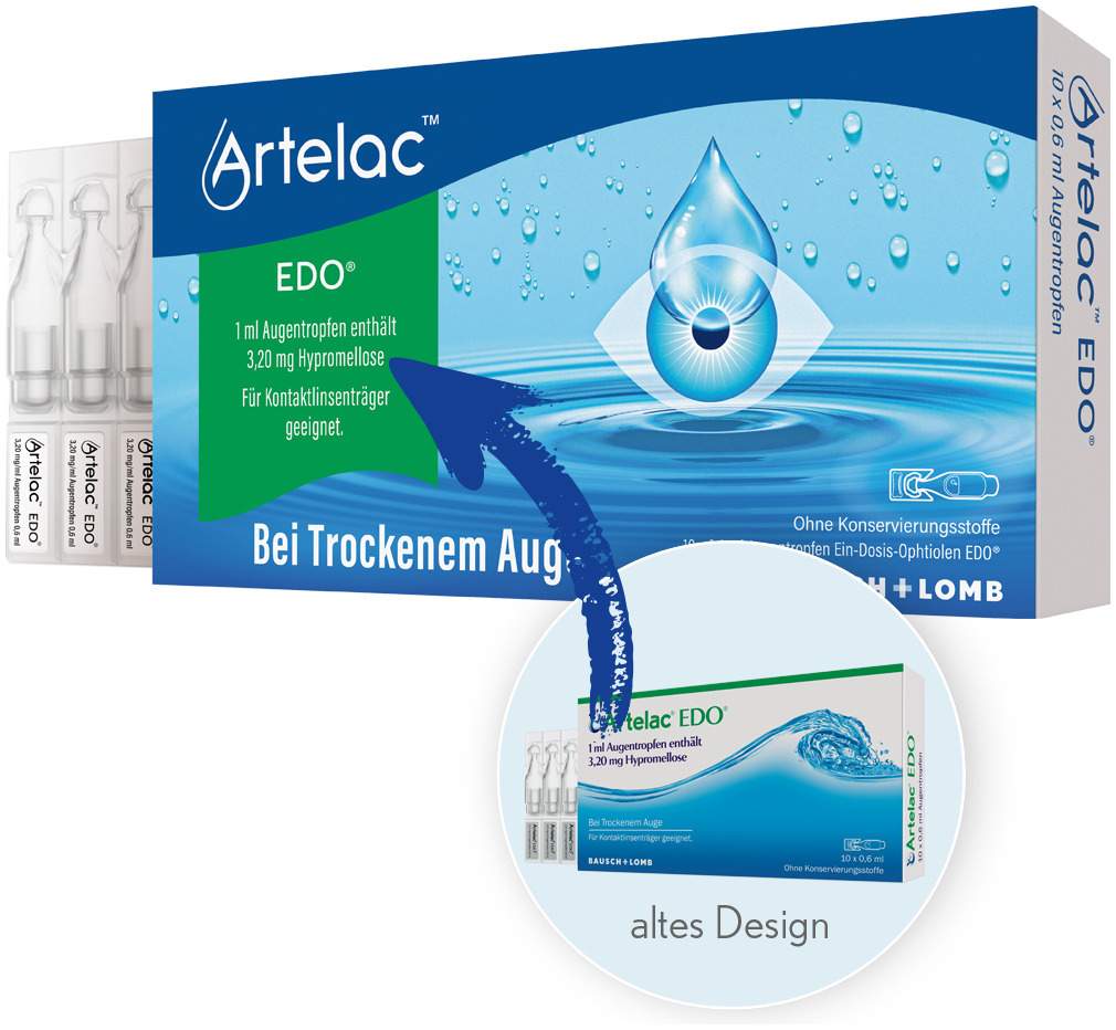 Artelac EDO Augentropfen 30 X 0.6 ml Augentropfen