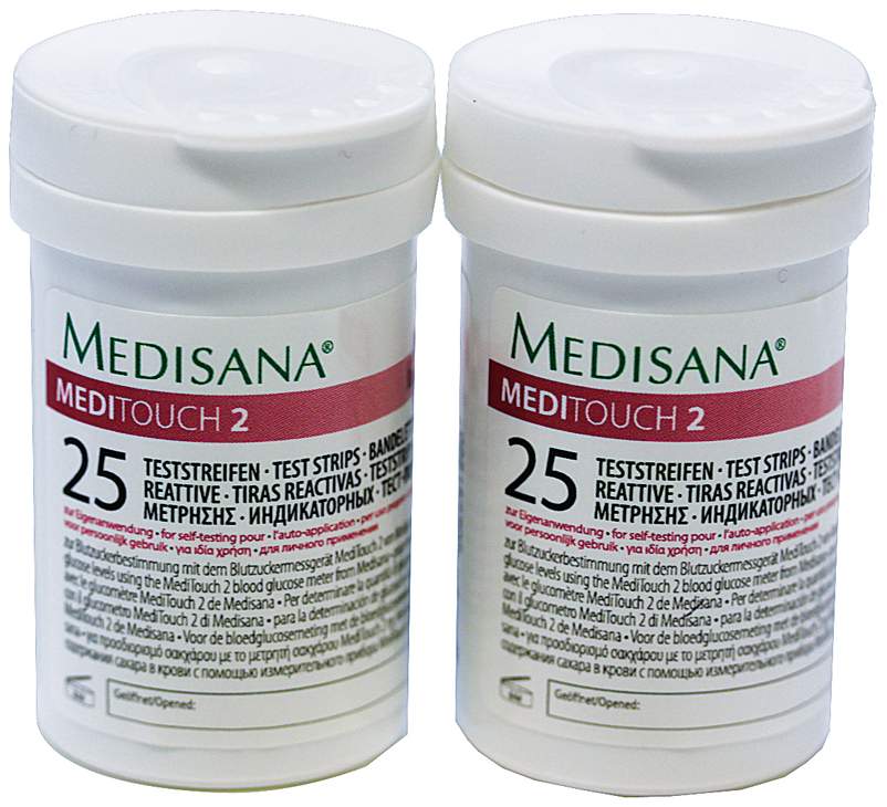 Medisana Meditouch2 Blutzucker 2 x 25 Teststreifen