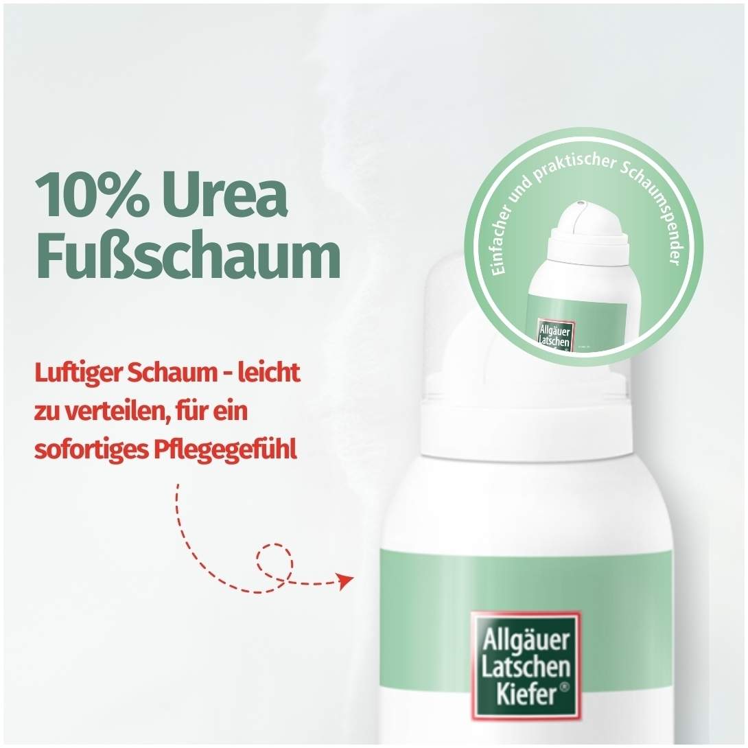 Allgäuer Latschenkiefer 10 % Urea Fußschaum 150 ml