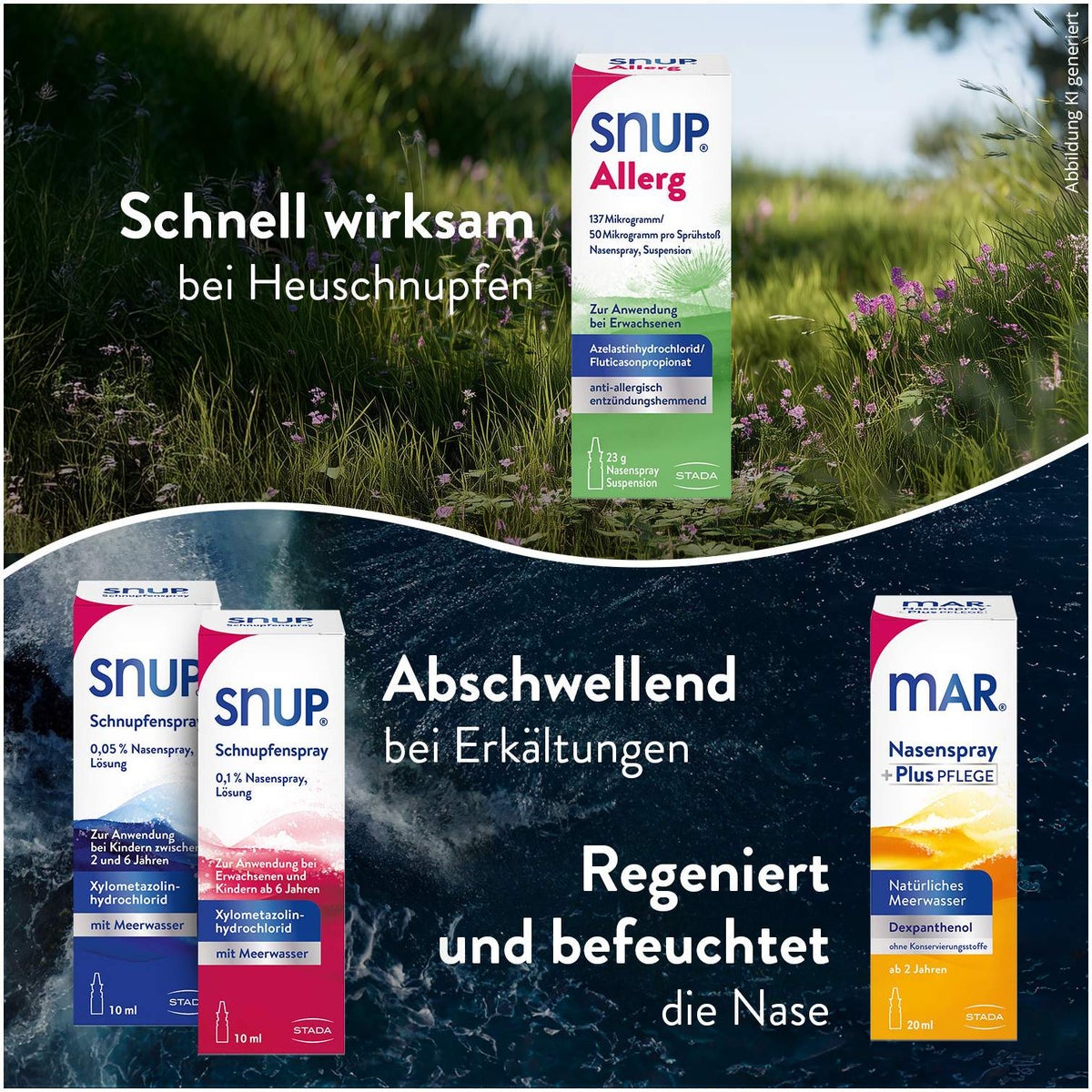 Snup Allerg Nasenspray mit Azelastin und Fluticason 23 g